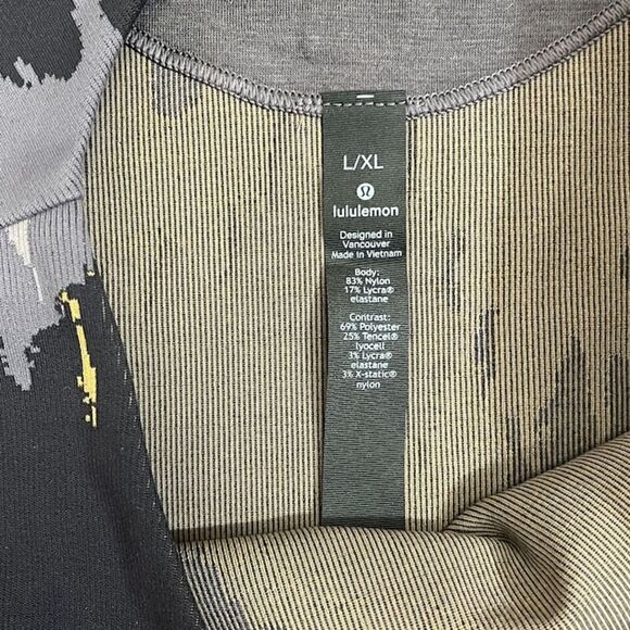 Lululemon x Robert Geller Take The Moment Camouflage Cropped Tank L/XL NWT - Picture 4 of 5